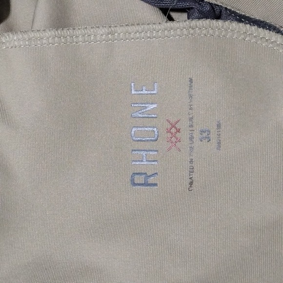 Rhone Commuter Pants Mens 34 Khaki Tan Slim Fit Tech Chinos 100036 - Picture 13 of 15